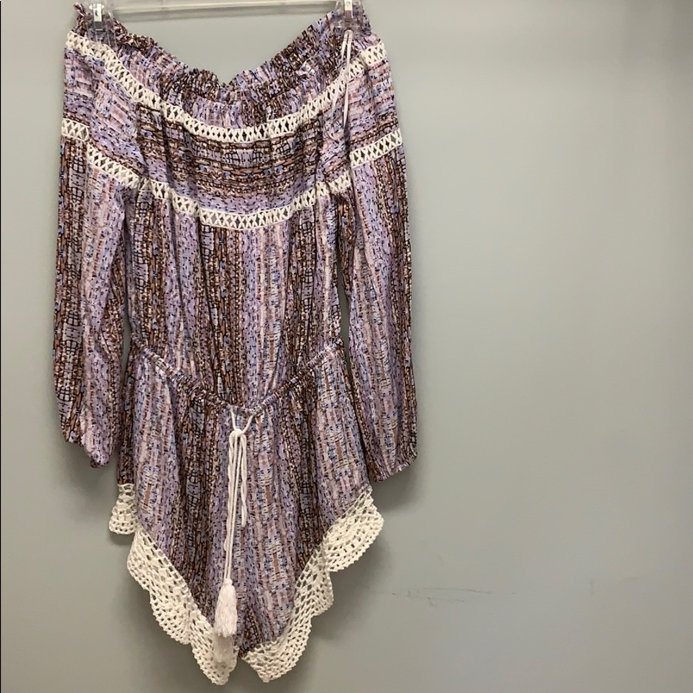 LF Lace Romper. New With Tags!
